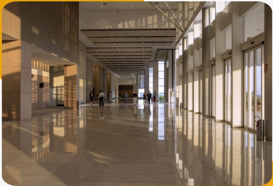 Corredor de acesso ao Royal Palm Hall